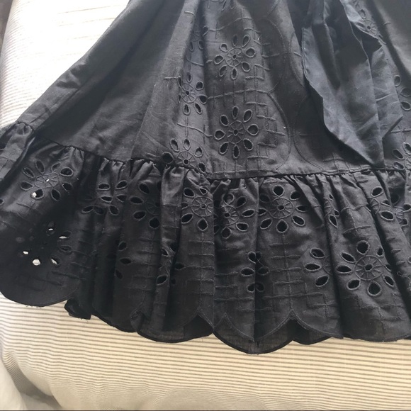 J.Crew Black Eyelet Dress - Picture 4 of 9